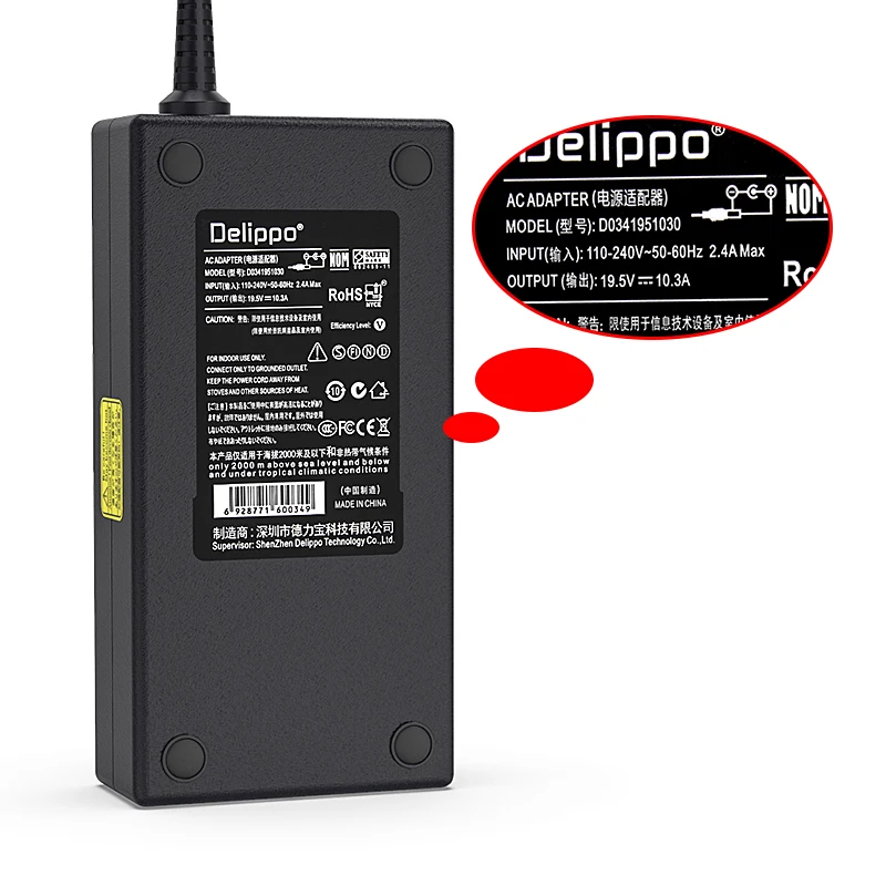 200W 19 5 V 10.3A для HP HSTNN DA24 8760W M6400 TPN CA03 608431 001 зарядное устройство адаптера питания