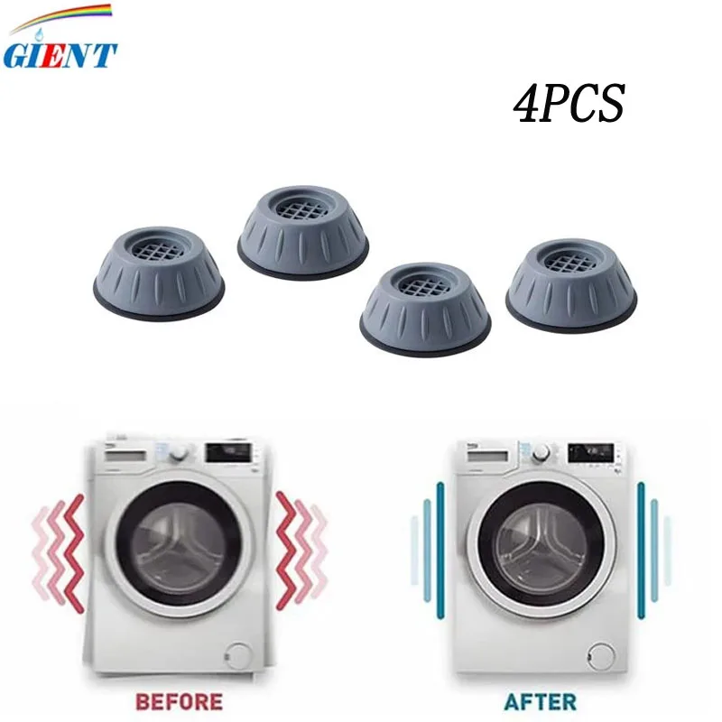 4Pcs Anti Vibration Pads Universal Fixed Rubber Washing Machine