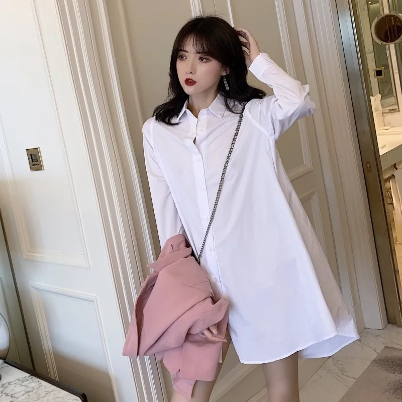 

Spring And Autumn Women's 2019 New Style Online Celebrity Set Playful by Age Pink Suit Jacket + Medium-length Shirt Two-Piece Se