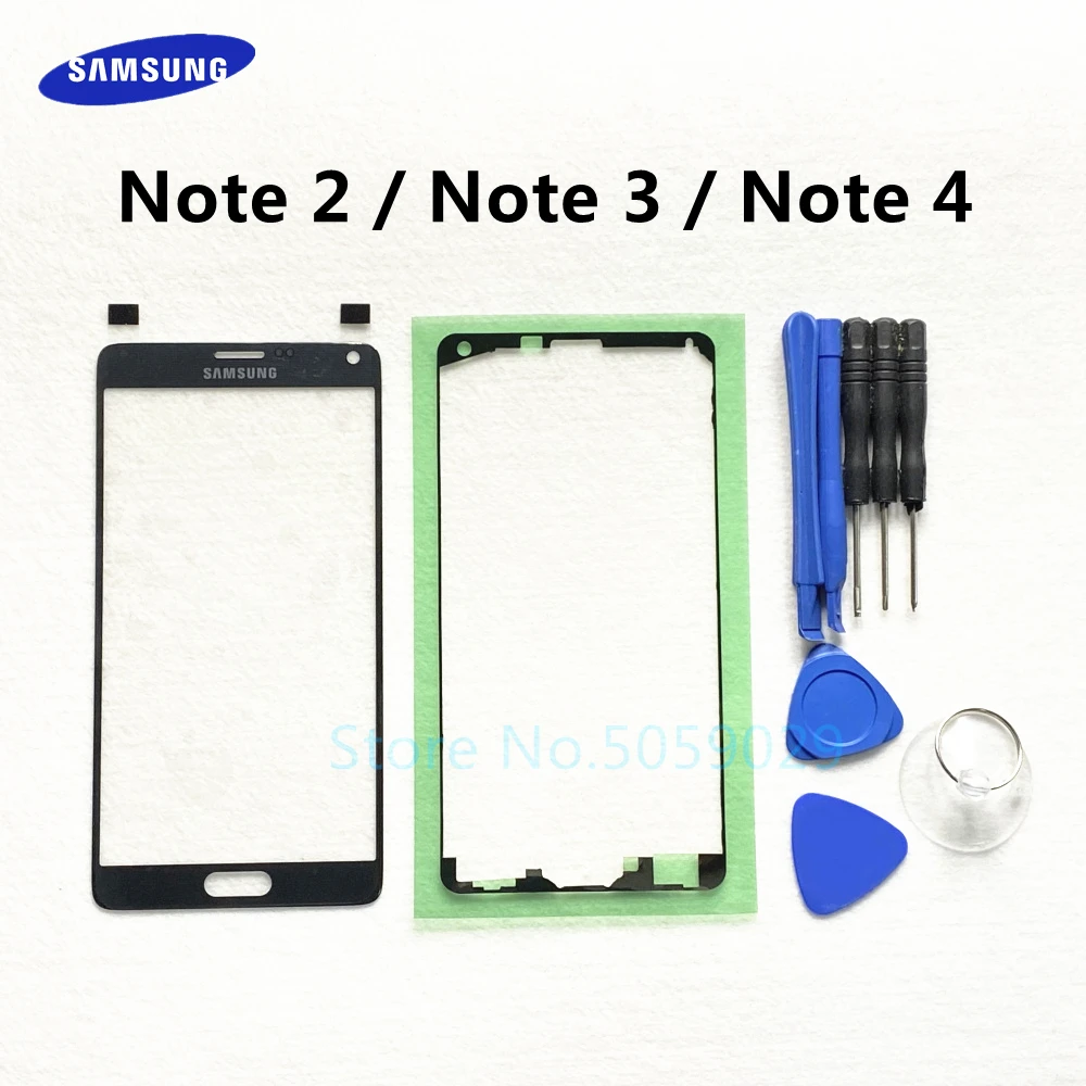 Сменное внешнее стекло для Samsung Galaxy Note 2 3 4 N7100 N900 N9005 N910 ЖК-дисплей сенсорный экран