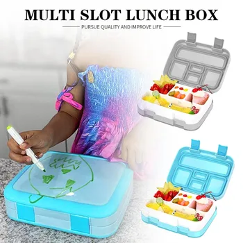 

2020 Best Children's Bento Box Is Durable And Leak-proof 5 Ratios Easy To Use Lunch Box Kitchen Accessories Кухня Dropship #32