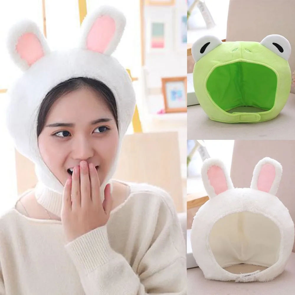 Bunny/лягушка ушами на капюшоне Хэллоуин вечерние Косплэй Для женщин девушки с