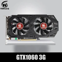 Karta graficzna VEINEDA GTX 1060 3GB 192Bit GDDR5 karta graficzna GPU PCI-E 3.0 dla gier z serii nVIDIA Gefore silniejsza niż GTX 1050Ti 1