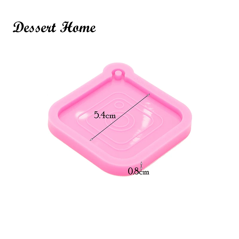 DY0820 Bright Resin Craft Sign tag Keychain Mould ,Resin Silicon Mold keyring , DIY Epoxy Jewellery Making