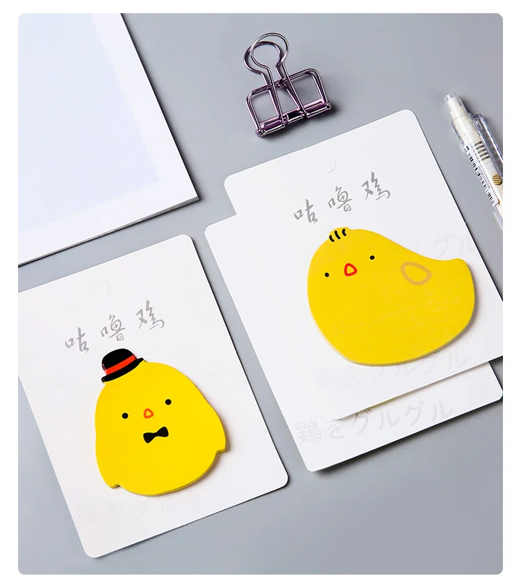 Креативная мультяшная Милая желтая курица post-it note mark memo message note paper N times post office канцелярские принадлежности для школьников, студентов