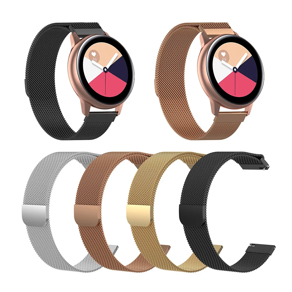 Для samsung Galaxy Watch Active 2 40 мм 44 мм ремешок Миланский Браслет ...