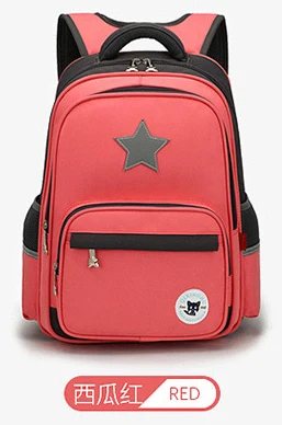 red -small Новые детские школьные сумки для подростков мальчиков и девочек, Большой Вместительный Школьный рюкзак, водонепроницаемая сумка, Детская сумка для книг Mochila - Цвет: red -small