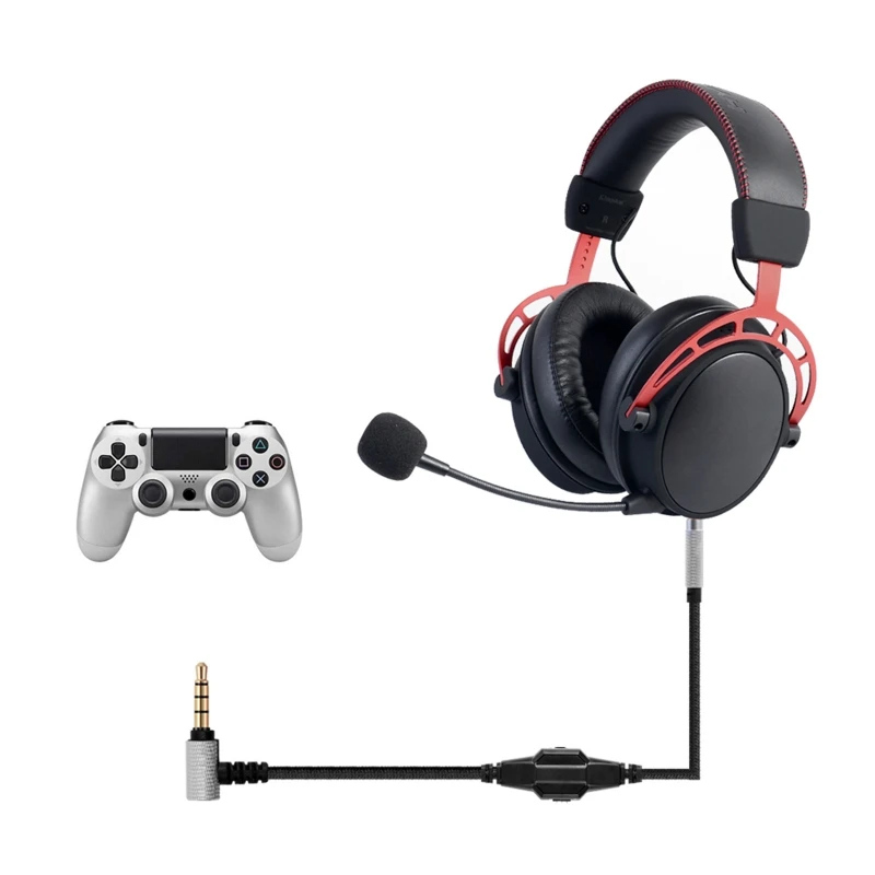 3 5mm Headphone Cable Audio Cord Line For HyperX Cloud Mix Cloud Alpha Gaming Headsets