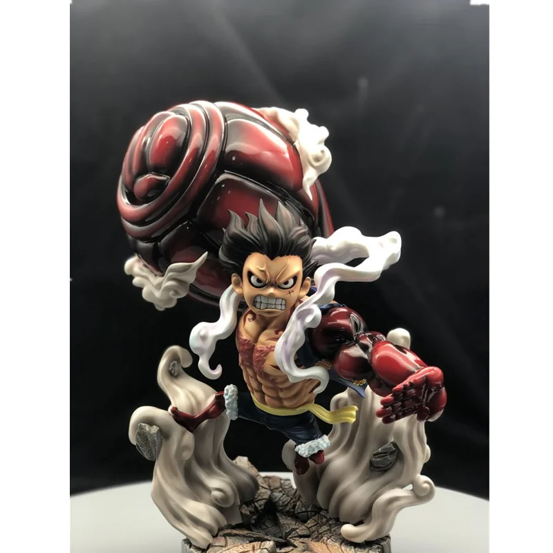Аниме ONE PIECE Статуя "Манки Д. Луффи четвертый-Длина портрет полистоун, движущаяся фигурка, Коллекционная модель, игрушка коробка Q995