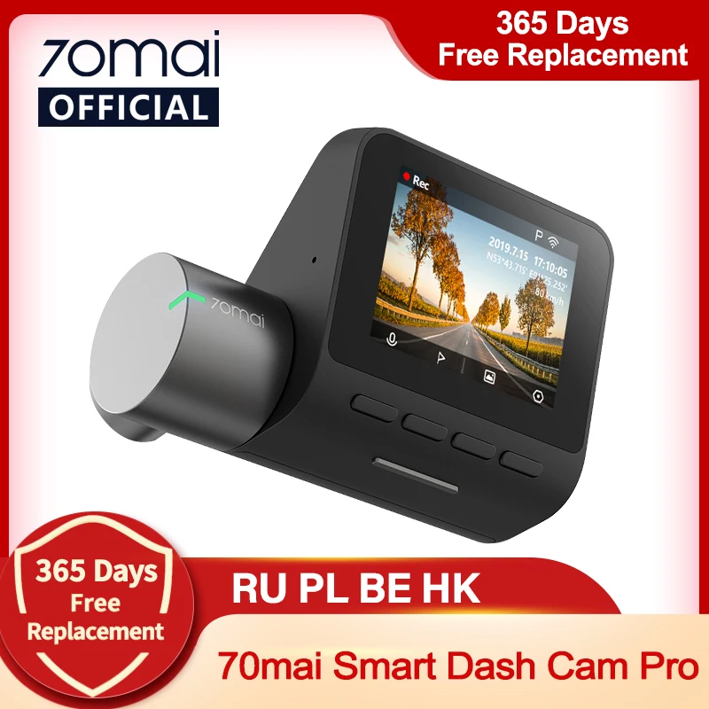 70mai Dash Cam Pro Скорость N координаты 1944P ADAS автомобиля Камера 70MAI голос Управление