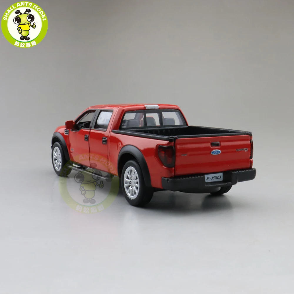 1/34 Ford F150 F-150 Raptor пикап литая модель автомобиля игрушки для детей Детское звуковое освещение Вытяните назад Подарки для мальчиков девочек