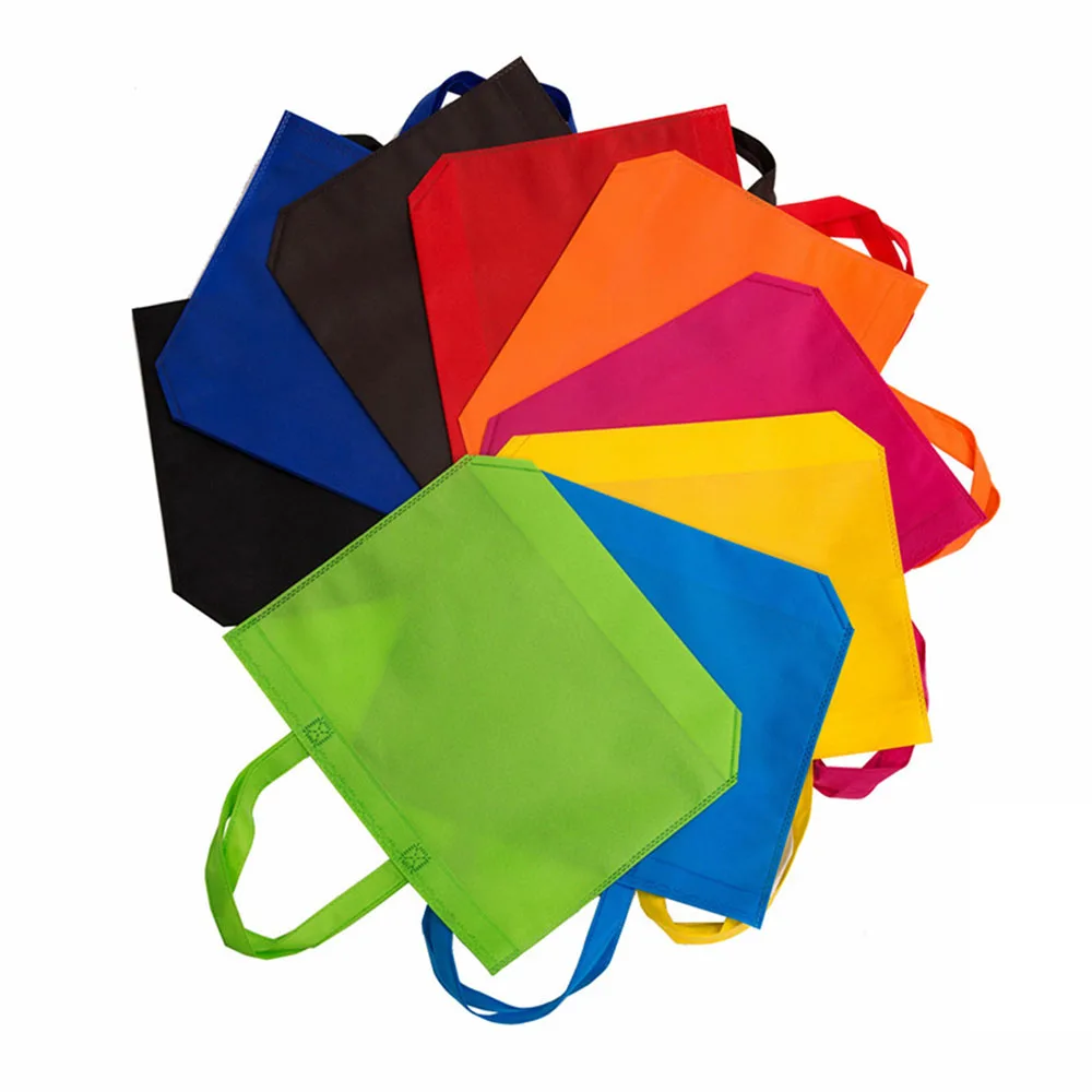 

1PC Nonwoven Grocery Foldable Bag Shopping Storage Reusable Eco Tote Bag Handbag