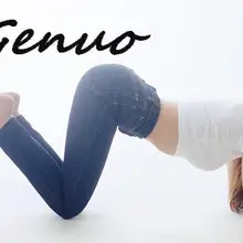 Genuo, новинка, женские джинсы, Европа и новинка, Dongyu Zhou, Ретро стиль, с талией, джинсы-шаровары