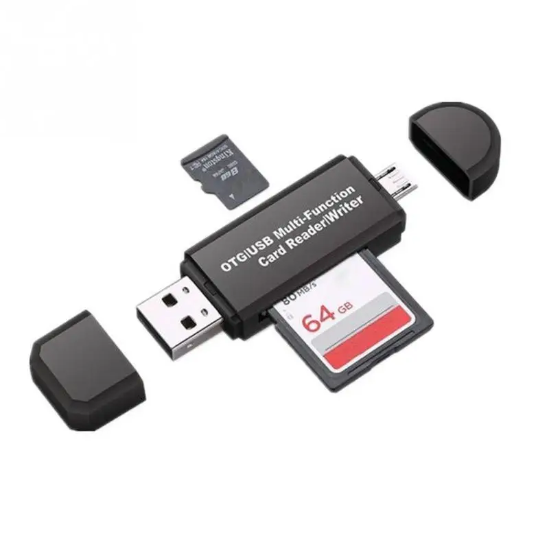 3 в 1 OTG кард-ридер флэш-накопитель высокоскоростной USB 2,0 TF/SD/Micro SD карт памяти Тип C считыватель для Android телефон планшетный ПК