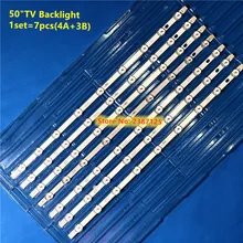 7 шт. светодиодный подсветка полосы 9 лампа для Pana sonic 50 ''NDV REV1.1 tv A B HITACHI 50HYT62U TX-50A300B VES500UNDA VES500UNDC-2D-N01