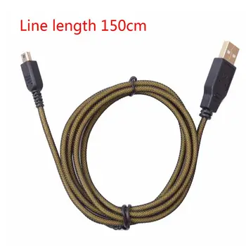 

1.5M 24K Metal Charging Cable USB Data Line Cord for 2DS/NEW 2DSLL 3DS/3DSLL Kit