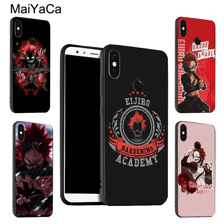 Чехол Red Riot Eijiro Kirishima My Hero academic для Xiaomi Redmi Note 8 9 Pro K30 7 9S 8T 7A 8A Mi A3 9T 10 Lite Max3|Бамперы| |