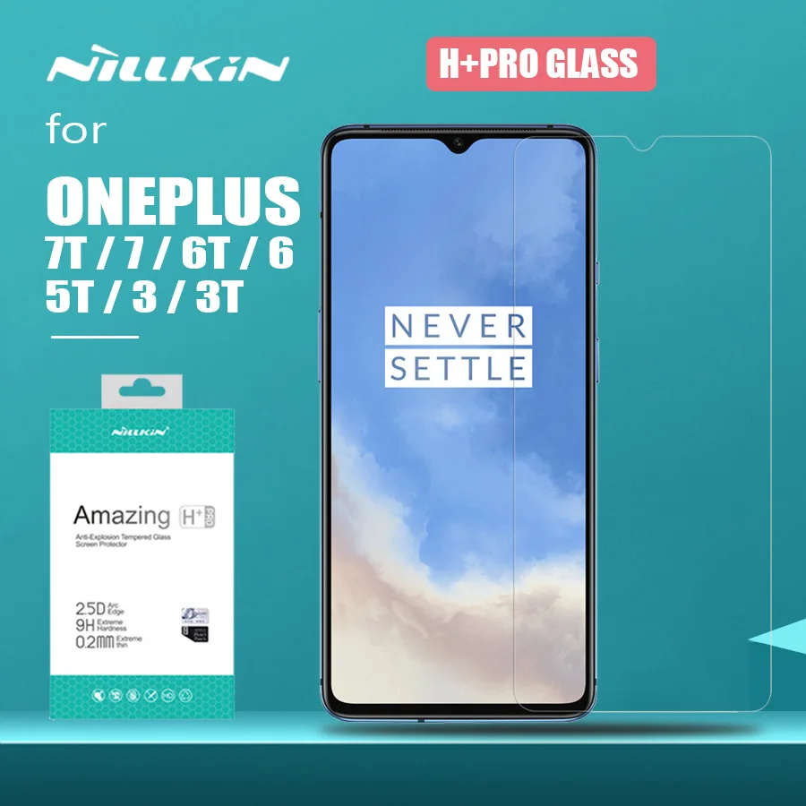 Для Oneplus 7T 7 6 T 6 закаленное стекло H+ Pro 2.5D Закаленное стекло-экран протектор для Oneplus 7T 7 6 T 6 5T 3 3T Nillkin HD Стекло