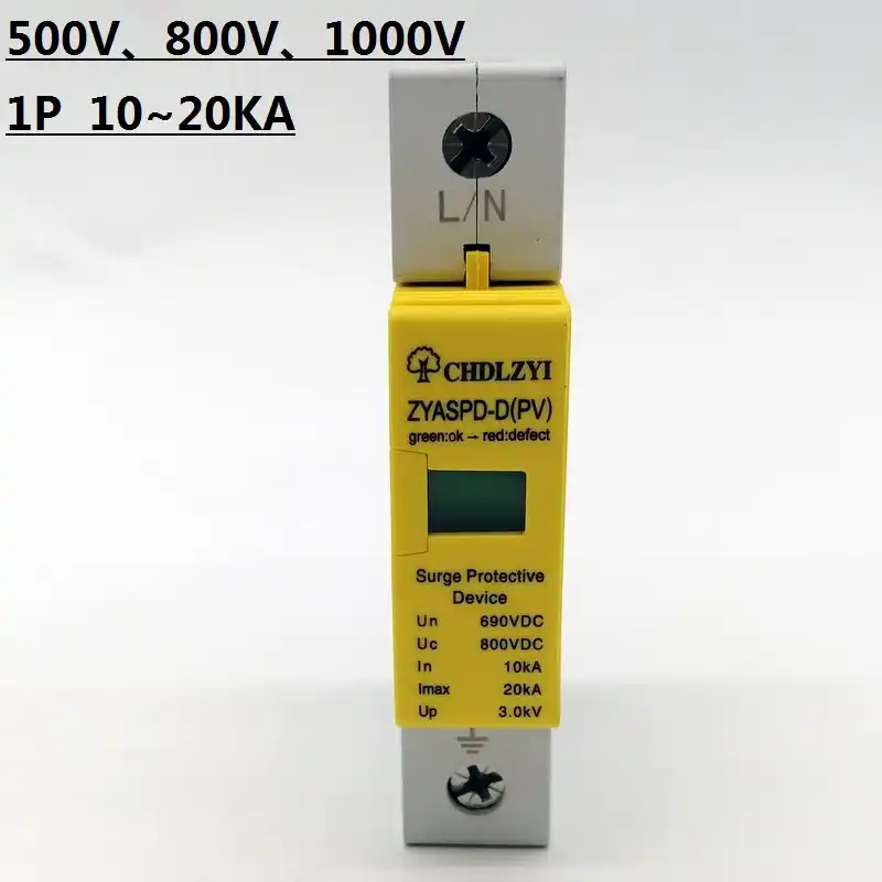 Spd 500v 800v 1000v 4 P 10 20ka Surge Schutz Gerat Ableiter