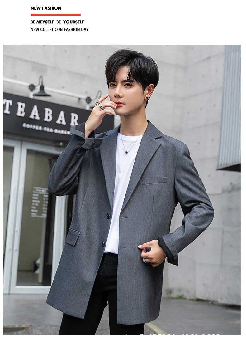 Couple small suit men's coat loose coat casual suit British style autumn Korean version new men blazer designs BB50XZ