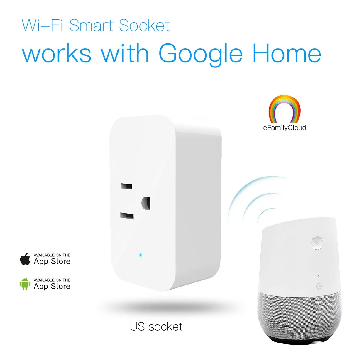 ZUCZUG 10A 110-240V Wifi Smart Switch U.S. Socket Mobile Remote APP Control Timing Switch Home For Voice Control Light Switch