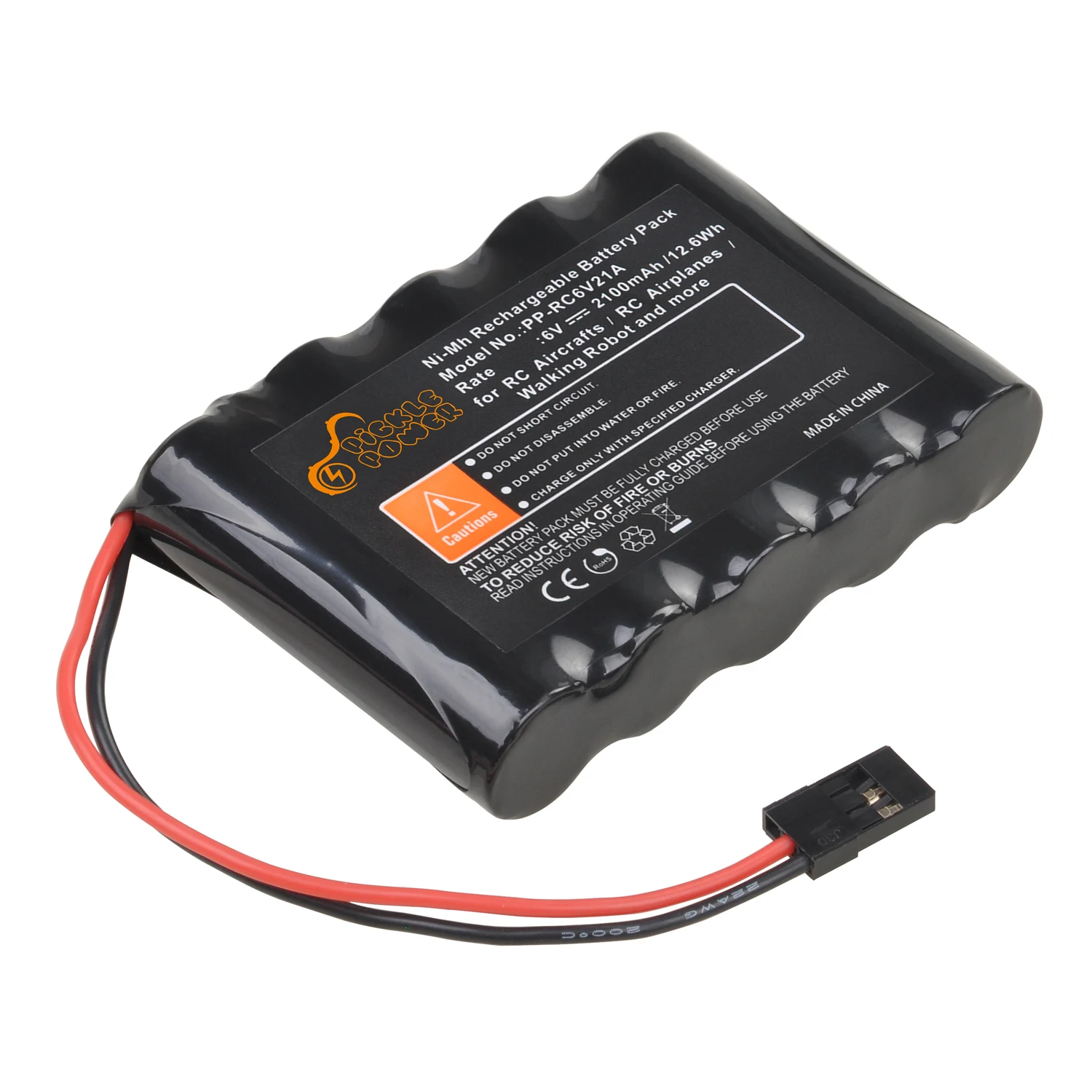 6V Radio Receiver Battery for Futaba RC Toy Car Airplane Helicopters Servo Controller Transmitter with Hitec Connector | Электроника
