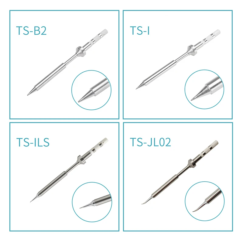 Наконечник цифрового мини паяльника TS100 запасная головка TS K KU I D24 BC2 C4 BC3 ILS JL02 B B2 C1