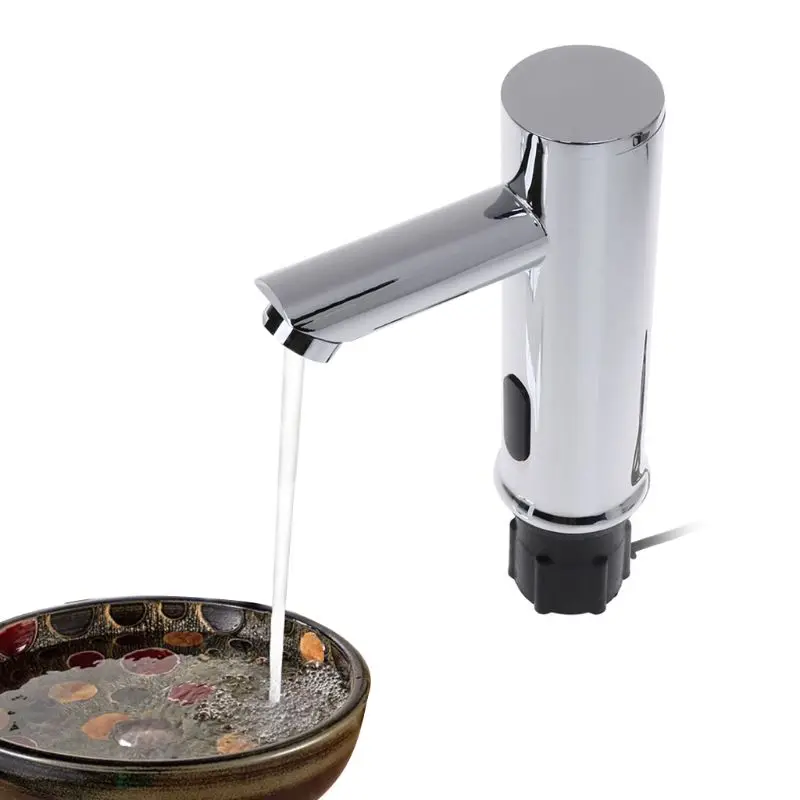 Bathroom Automatic Infrared Sensor Sink Faucet Touchless Basin Water Tap Deck Mounted J6PDWholesale and dropshipping