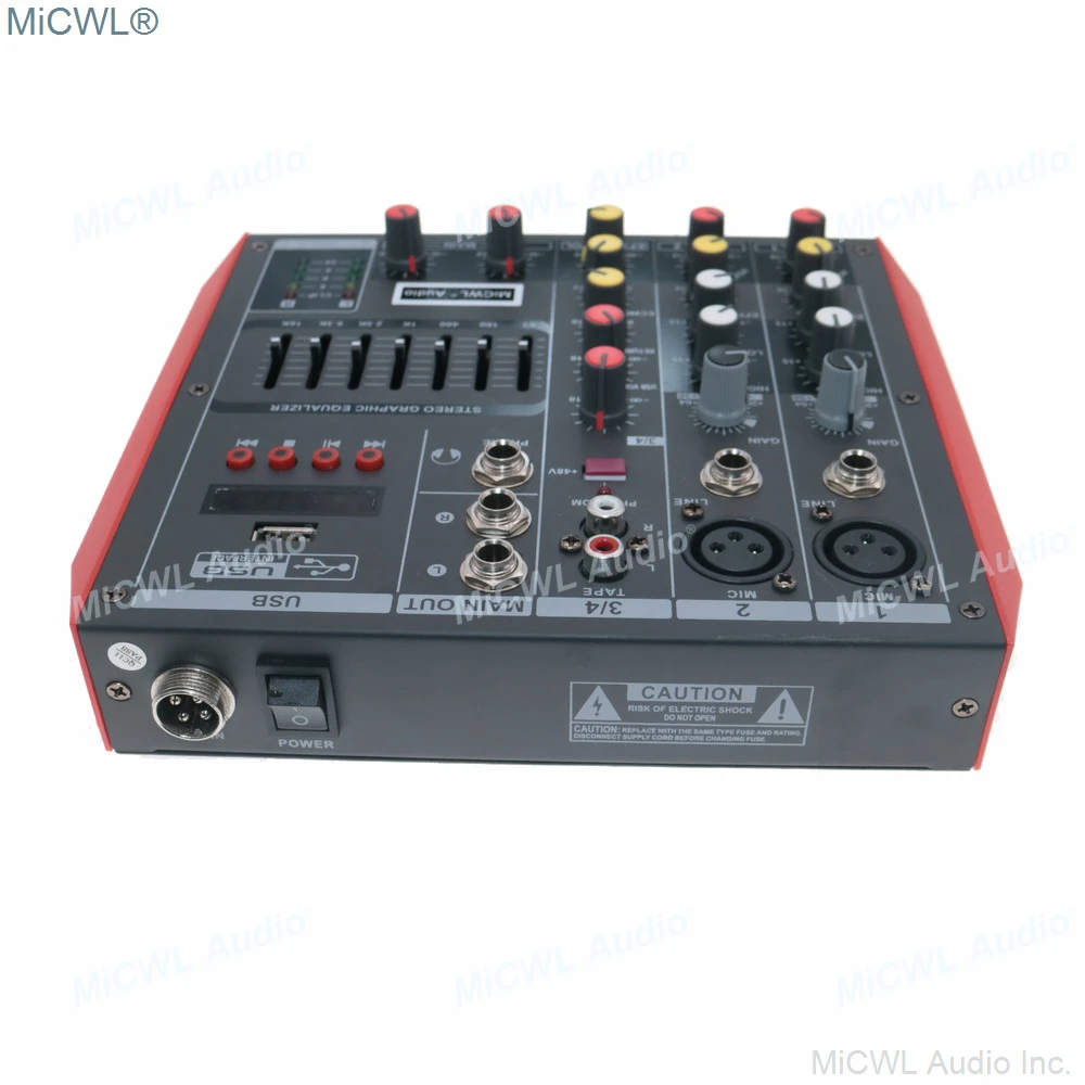 MG4 MiCWL Portable Bluetooth 4 Channel Audio Mixer