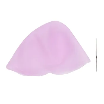 

Pro Salon Silicon Reusable Hair Colouring Hairdressing Highlighting Dye Frosting Cap Purple