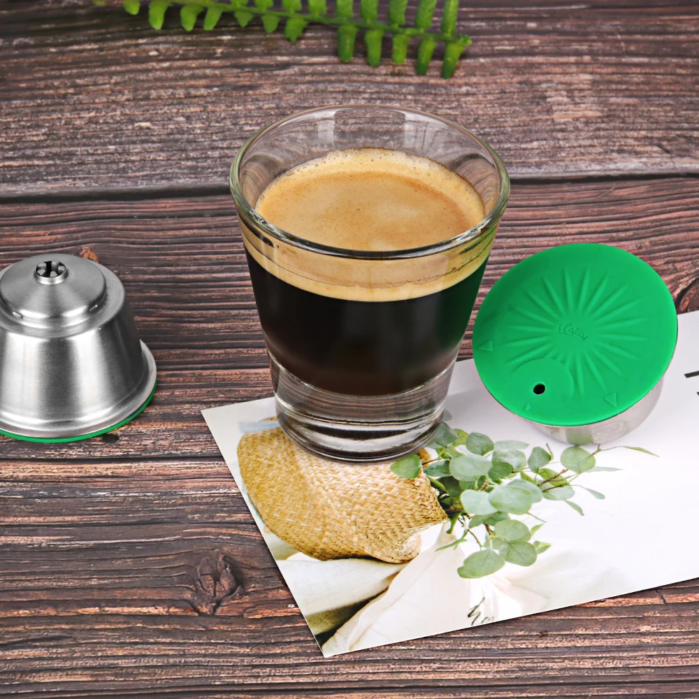 Нержавеющая сталь капсулы для кофемашины Nespresso многоразового квадратное