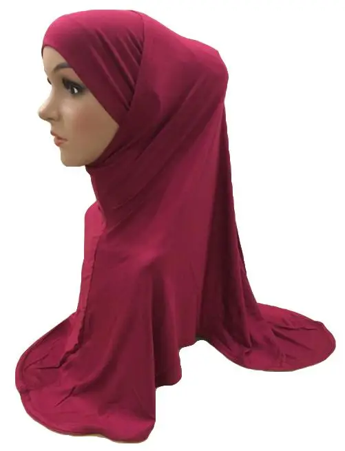 Комплекты мусульманский женский хиджаб шарф+ шапка головной убор исламский тюрбан шаль исламский молитвенный шейный платок нижнее белье платок Новинка