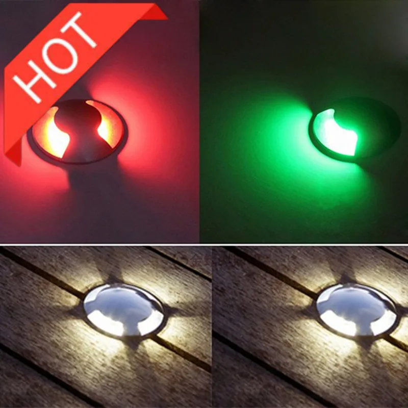 

Terrace Lamp 1/2/3 DC 12V 24V Waterproof LED Floor Lamp 3W Mini Deck Light LED Buried Light Lamps For Outdoor Ground Lighting