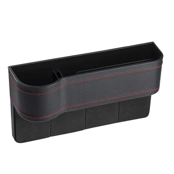 

PU Leather Multifunctional Car Seat Organizer, Front Seat space Filler, Suitable For Most Cars (Driver Side)