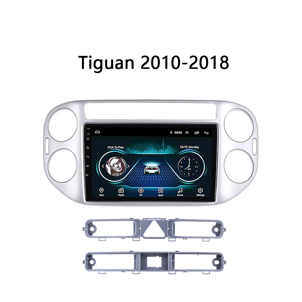 Автомагнитола для tiguan 2010 2018 мультимедийная система DVD стерео Android 8 1 9 &quotПоддержка