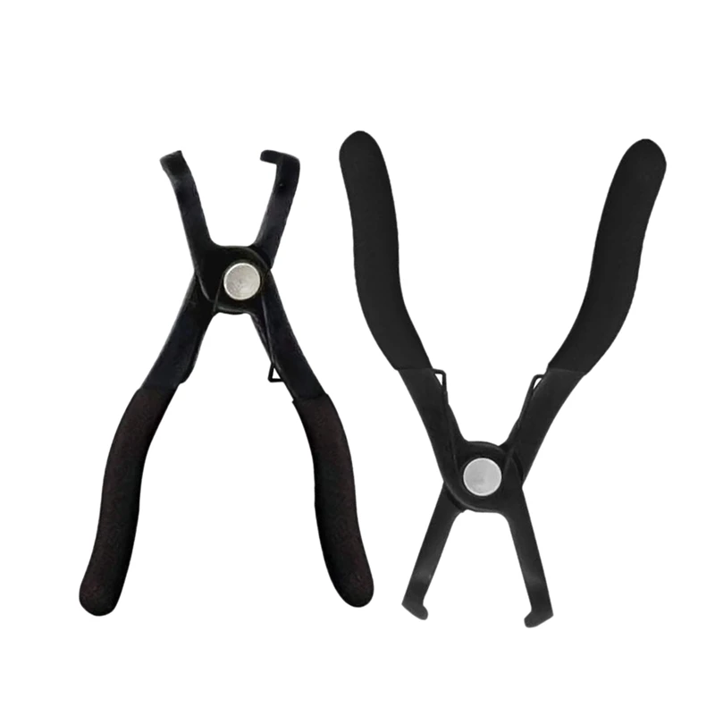 

2Pcs Push Pin Pliers Set, 30 Degree and 80 Degree Plastic Fastener Remover Tool, Snap Rings and Body Clip Removal Tool, Rivet Pu