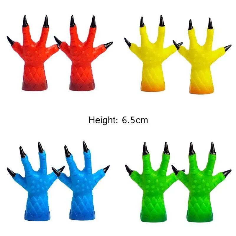

Simulation Palm Finger Weird Toys For Children Cots Alien Finger Weird Costume Cots Novel Party Gift Funny Toys