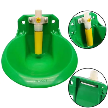 

Automatic Water Bowl Float Valve Drinking Stock Plastic Farm For Horse Sheep Dog Farm Supplies