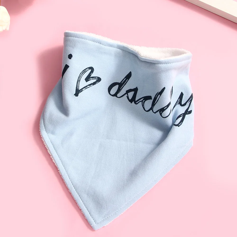 ; Новинка; футболка с надписью «I Love Mom»(«Я люблю папу детские нагрудники банданы водонепроницаемые детские нагрудники для кормления детский слюнявчик Полотенца новорожденных принт Водонепроницаемый фартуки Слюнявчики