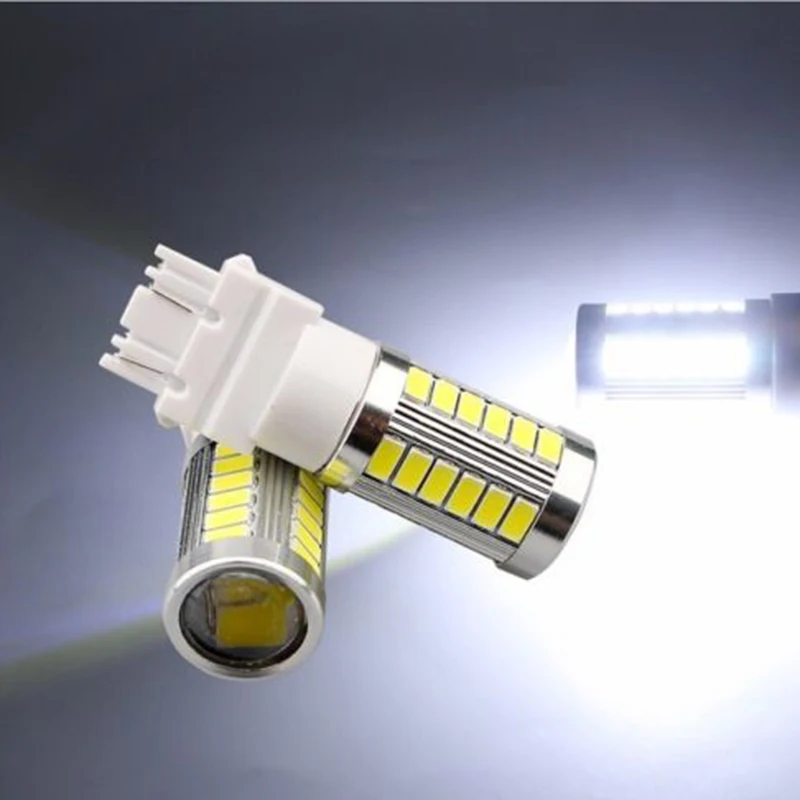 33SMD светодиодный светильник для скутера, трейлера, автомобиля, RV, поворотная лодка, сигнальный тормоз, задний фонарь, 8000 K, резервный, T25, обратный