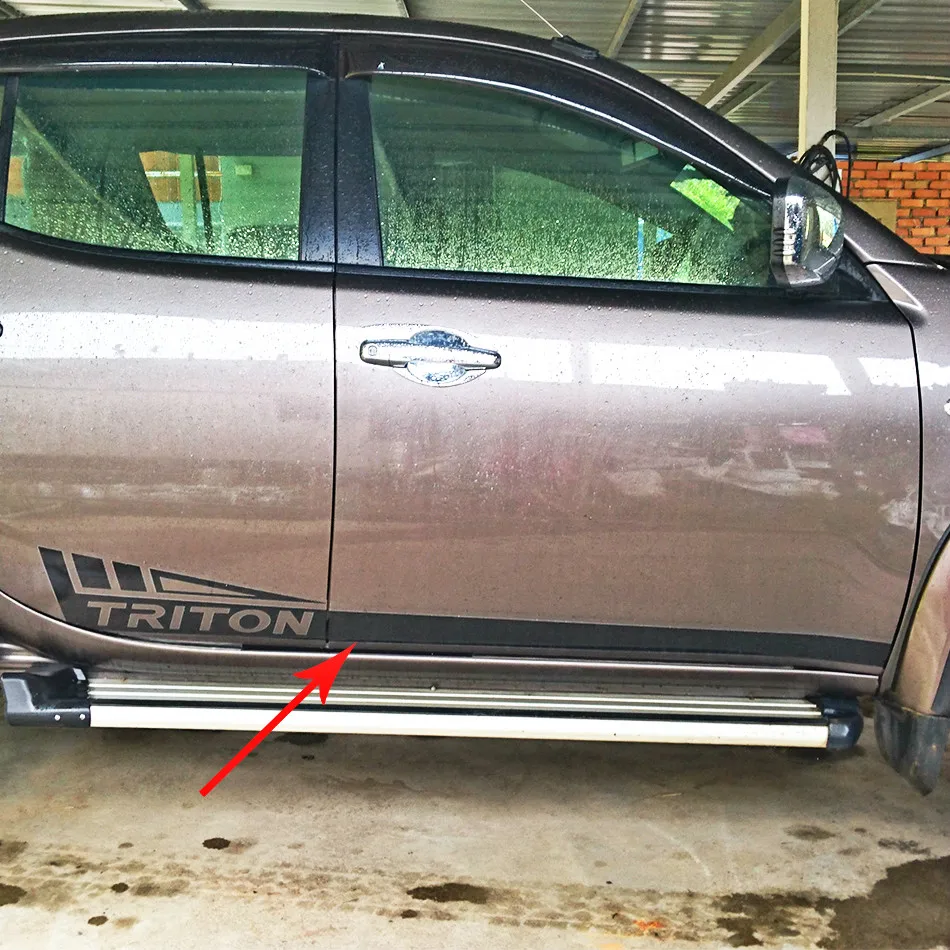 2 шт. виниловые наклейки с рисунком воина для mitsubishi l200 triton|Наклейки на автомобиль|