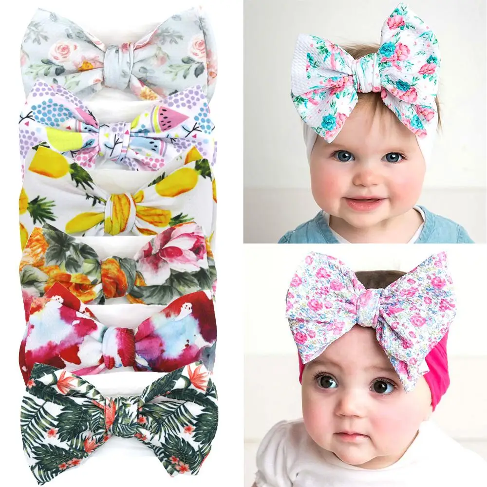 Accessories Hair Accessories Headbands & Turbans Baby Headbands Days of The Week Puff Bows 