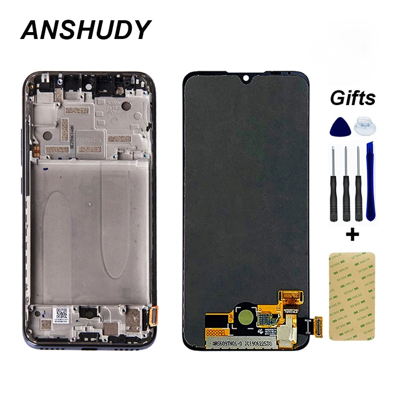 

AMOLED For Xiaomi Mi A3 LCD Display Touch screen Digitizer Sensor Assembly For XiaoMi CC9e LCD Replacement