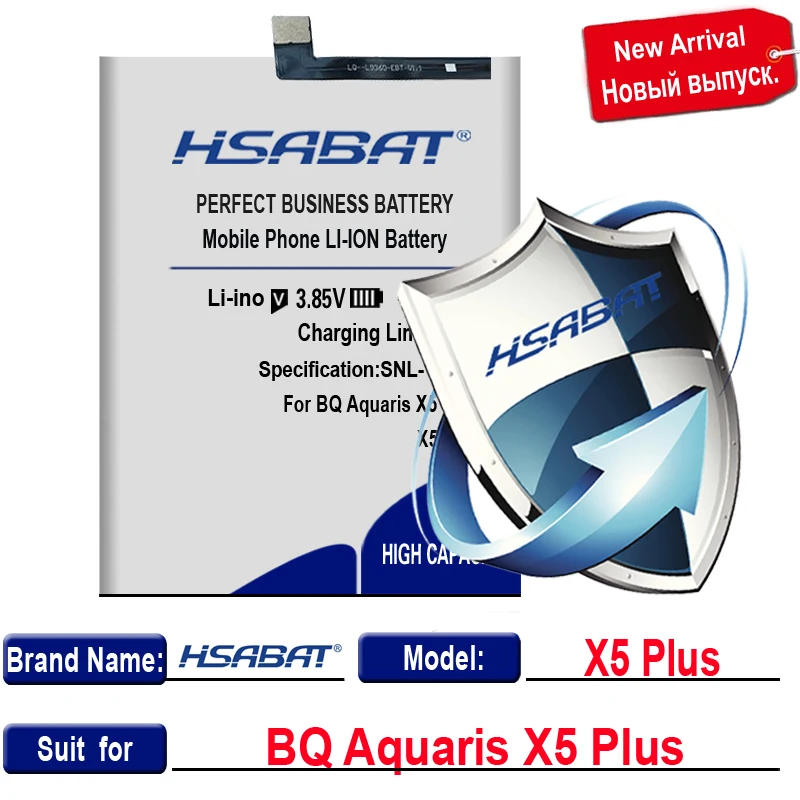 Топ бренд Новинка 4000 мАч батарея для BQ Aquaris X5 Plus батареи+ Бесплатный gfit