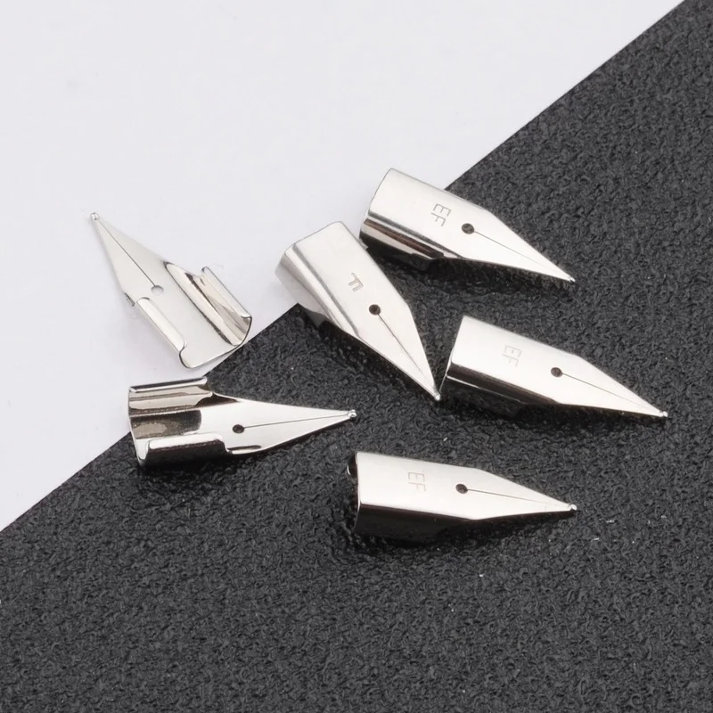 10 개/몫 제조 359/359A 펜촉 스테인레스 스틸 F0.5mm EF0.38mm 펜촉