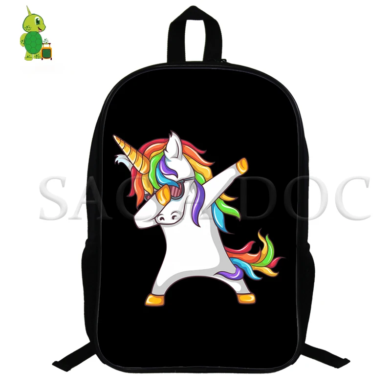 

2019 New Unicorn Backpack Men Women's Backpack Teenager 14.5 Inch Customize Backpack Mochila Travel Bags Kids Funny School Bags