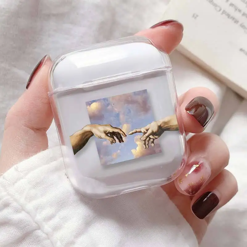 Силиконовый чехол для Airpods черный прозрачный AirPods 1/2 силиконовый защитный
