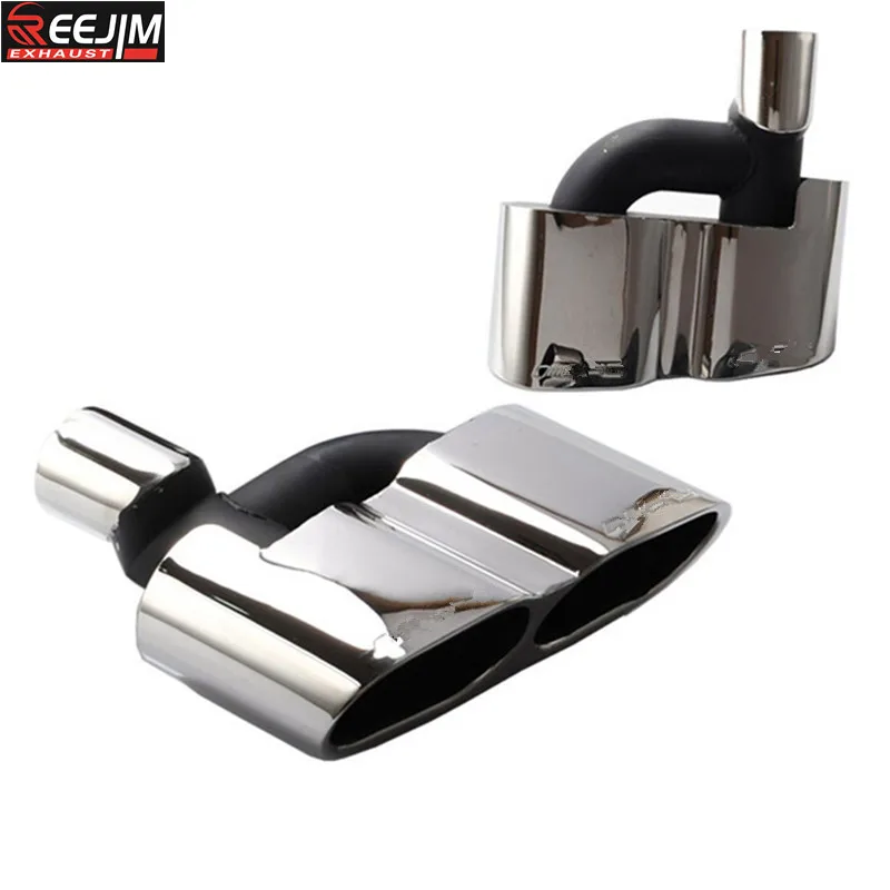 A Pair exhaust muffler pipe tip for Mercedes W221 S Class 08-13 change into S65 AMG Style car styling A Pair exhaust muffler pipe tip for Mercedes W221 S Class 08-13 change into S65 AMG Style car styling
