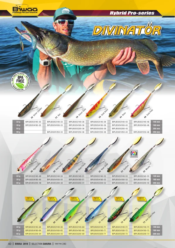 Biwaa Divinator Hybrid Swimbait рыболовные приманки 180 мм 35 г мягкие приманки спинбейт хвост Спиннер Щука мускусный окунь zander соленой воды HLH