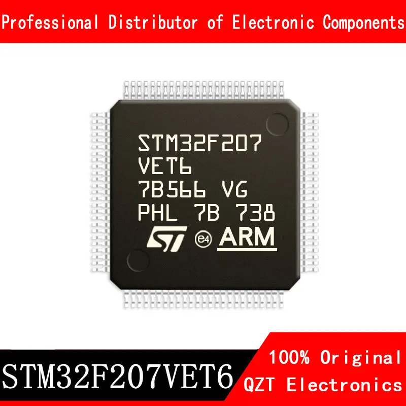 5pcs/lot new original STM32F207VET6 STM32F207 LQFP-100 microcontroller MCU In Stock